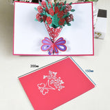 Rose bouquet Tarjetas 3D by malltor sold by malltor