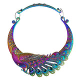 Color Dragon Collar pavo real by malltor sold by malltor