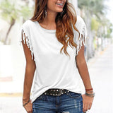 White Camisetas de verano by malltor sold by malltor