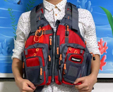 Red Chaleco de pesca y equipo multifunción by malltor sold by malltor